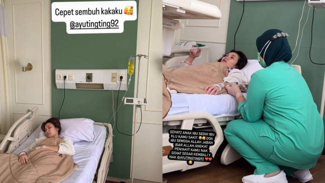 Ayu Ting Ting Dirawat di Rumah Sakit (instagram)