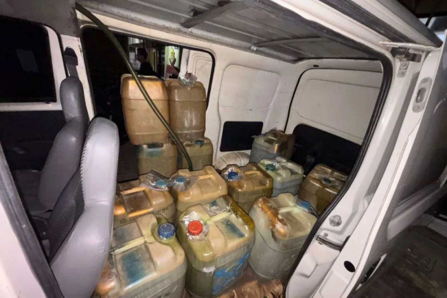 Polisi Gerebek Gudang Penimbunan BBM di Aceh Besar