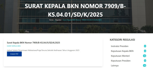 7 Sekolah Kedinasan Dibuka 29 Juni 2025, Siapkan Diri untuk 3.252 Formasi