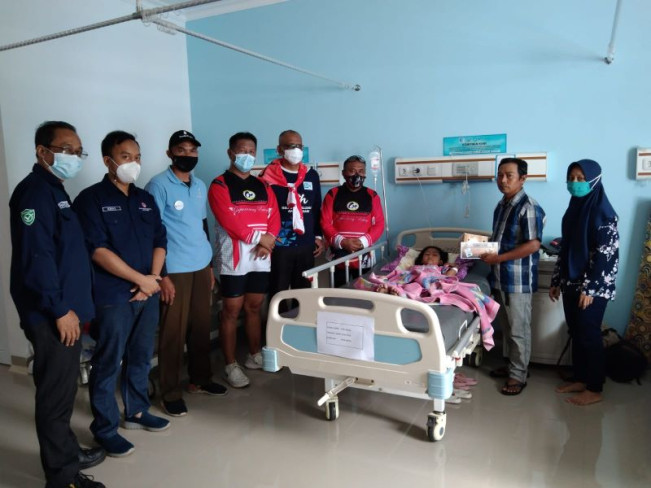 GR Gowes Club Ciamis Gelar Baksos Operasi Bibir Sumbing