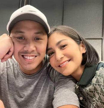 Momen kebersamaan Barry Tamin dan Caca Tengker. Barry Tamin baru saja dianngkat sebagai Komisaris Sarinah. [Instagram]
