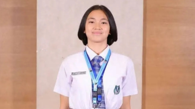 Bianca Alessia Lantang, Siswi Sulut Pembawa Baki Bendera Merah Putih di HUT ke-80 RI