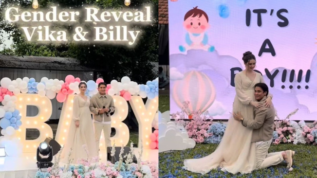 Billy Syahputra dan Vika Kolesnaya Gelar Gender Reveal, Bahagia Bakal Punya Anak Laki-laki