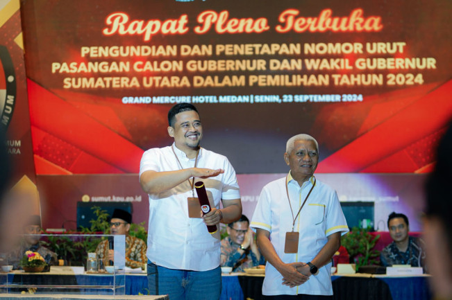 Dapat Nomor Urut 1, Bobby Nasution-Surya Paparkan Program yang Bela Rakyat Kecil