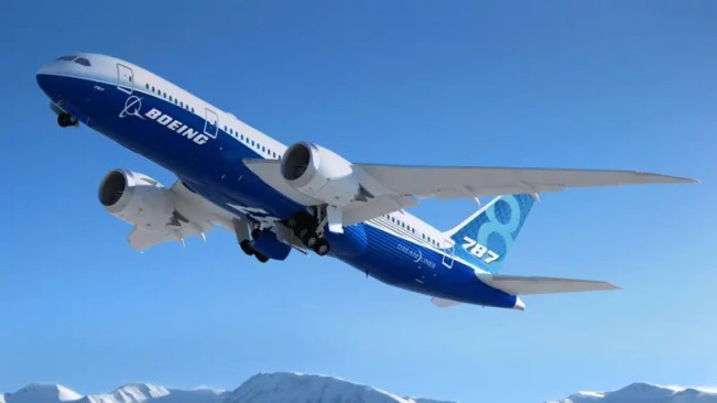Ilustrasi Boeing 787-8 Dreamliner. [Ist]