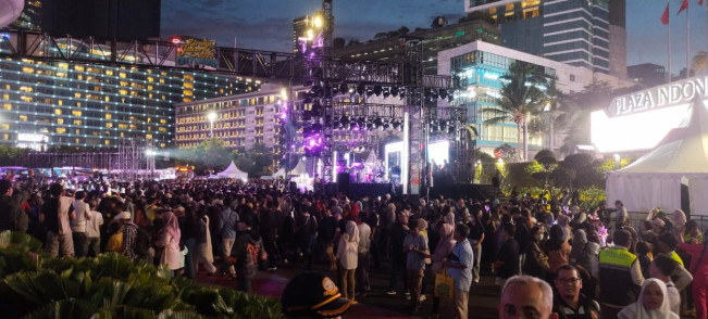 Malam Tahun Baru di Bundaran HI Hadirkan Pertunjukan Cahaya, Drone Hingga Kembang Api