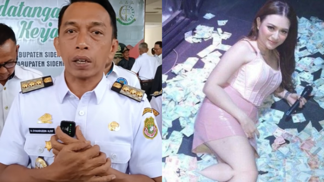 Buntut DJ Nathalie Holscher Mandi Uang Saweran Viral, Bupati Sidrap Kena Tegur Kemendagri