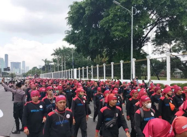 Polisi Lakukan Rekayasa Arus Lalu Lintas Saat Demo Kenaikan BBM