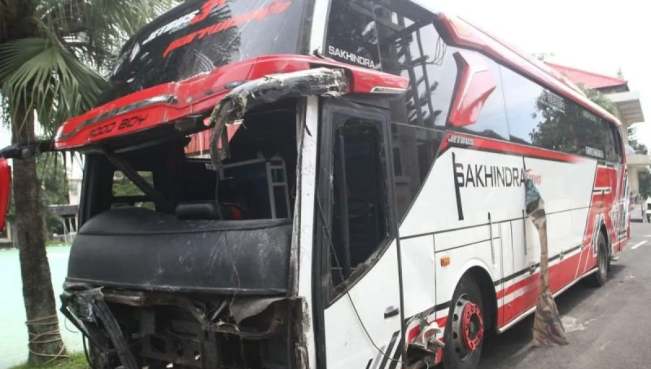 5 Fakta Kecelakaan Maut Bus Sakhindra di Batu Malang