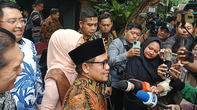 Cak Imin datang ke acara siraman Al Ghazali (14/6) [Selvianus Kopong Basar]