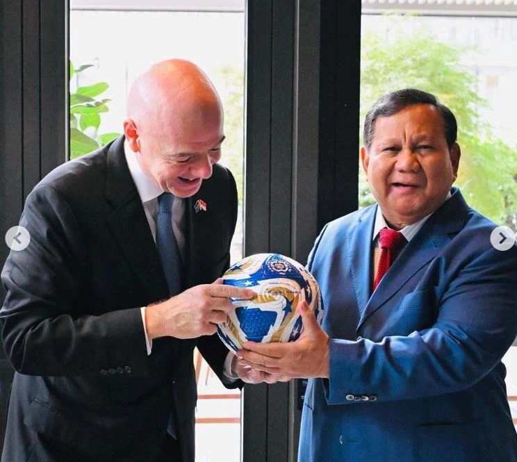 Presiden FIFA Infantino bertemu Presiden Prabowo di New York/Foto: Instagram Infantino