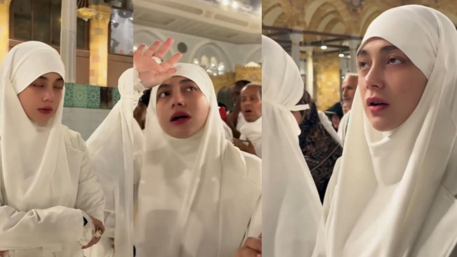 Gosip Istri Kelima, Celine Evangelista Rayakan Idul Fitri 2025 di Makkah