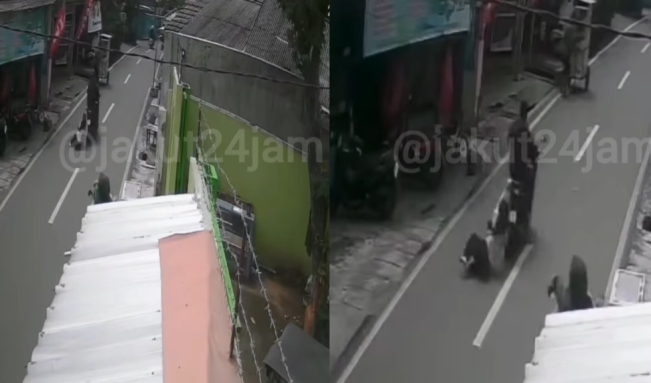 Viral Aksi Curanmor di Cilincing, Korban Terseret 100 Meter