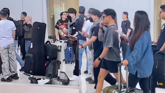 Diduga Satu Pesawat! DJ Panda Jadi Rebutan Fans di Bandara, DJ Bravy Malah Dicuekin