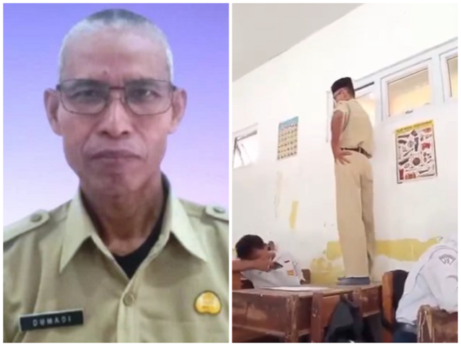 Dumadi, Guru SMP di Demak, Viral Usai Tendang Kepala Murid: Ini Kronologinya