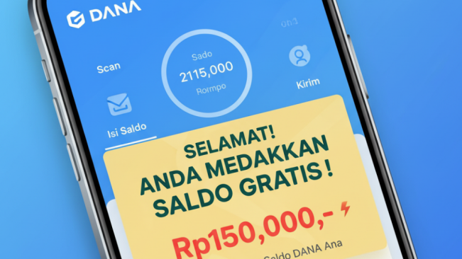 Cepat Klik! DANA Kaget Tersebar Lagi, Siapa Cepat Dapat Rp167 Ribu