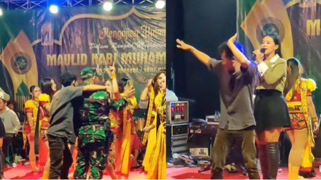 Viral Dangdutan di Wonosobo Sepanggung Acara Maulid Nabi, Netizen Geram