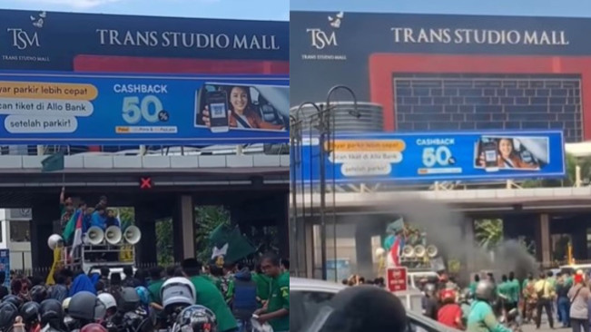 Massa Protes Trans7 di Bandung Geruduk Trans Studio Mall, Netizen: Lanjut ke Trans Metro