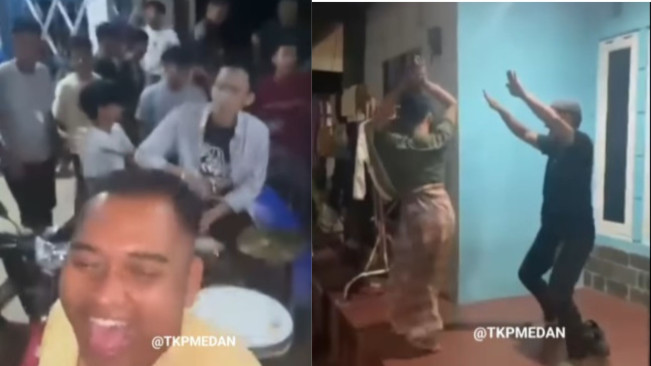 Video Asyik Bangunkan Sahur di Medan, Bangun Tidur Auto Langsung Joget