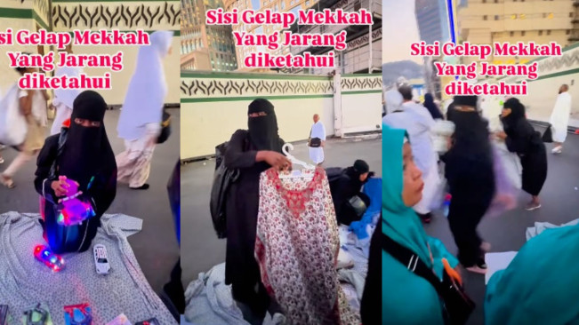 Viral Sisi Gelap Mekkah, Netizen Bandingkan dengan PKL di Indonesia