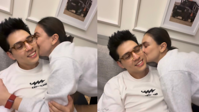 Maxime Bouttier Ulang Tahun, Dapat Ciuman Mesra dari Luna Maya