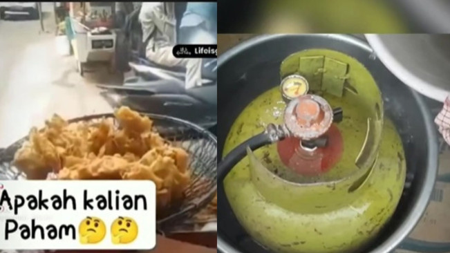 Tabung Elpiji Direndam di Air oleh Pedagang Gorengan, Benarkah Bikin Gas Lebih Awet?