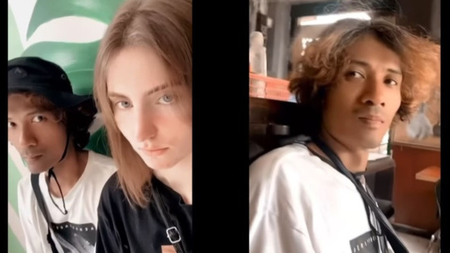 Viral Bule Cantik Bangga Kenalin Cowoknya, Netizen: Kebanyakan Cewek Indonesia Malu
