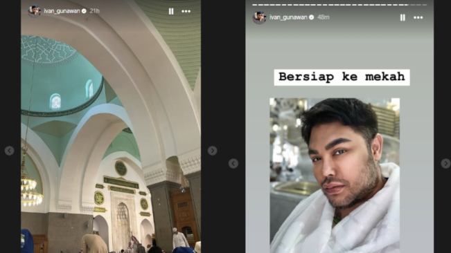 Ivan Gunawan berada di Mekah (Instagram)