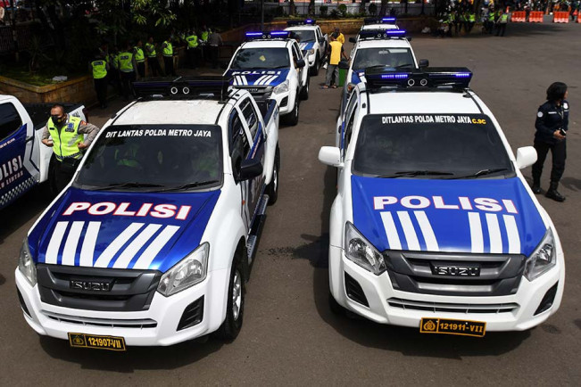 Polda Metro Jaya meluncurkan ETLE mobile yang dilengkapi face recognition (FR). [Dok. Polisi]