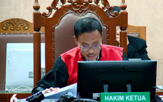 Eko Aryanto dimutasi MA menjadi hakim PT Papua Barat. [YouTube]