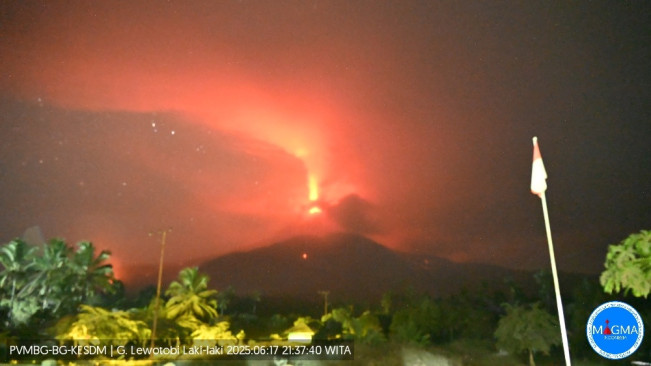 Gunung Lewotobi Laki-Laki Erupsi Selasa Malam, Status Naik ke Level Awas
