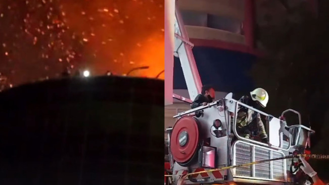 Detik-Detik Evakuasi Warga Terjebak Kebakaran Glodok Plaza Pakai Bronto Skylift