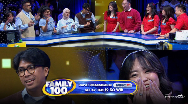 Meriahkan Malam Tahun Baru, Family 100 Bagi-bagi Hadiah dan Banyak Kejutan