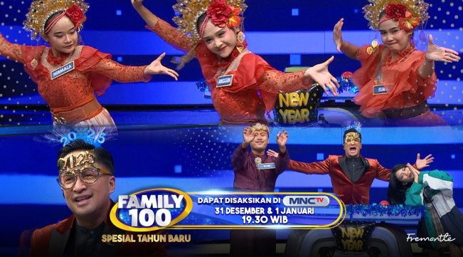 Family 100 Spesial Tahun Baru Berhadiah Mobil dan Uang Puluhan Juta Rupiah