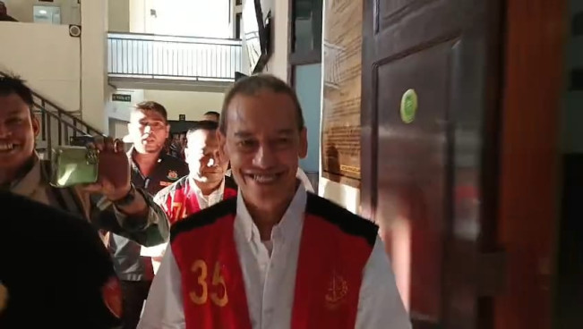 Gelar sidang Fariz RM dengan dakwaan pengedar narkoba di Pengadilan Negeri Jakarta Selatan (3/7) [Raka]