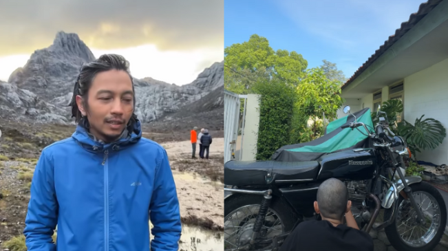 5 Potret Fiersa Besari Botak, Penuhi Nazar Usai Taklukan Puncak Carstensz