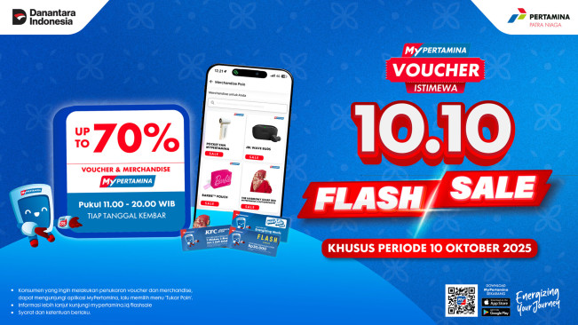 Harga BBM Pertamina 10 Oktober 2025: 10.10 Flash Sale Poin hingga 70 Persen