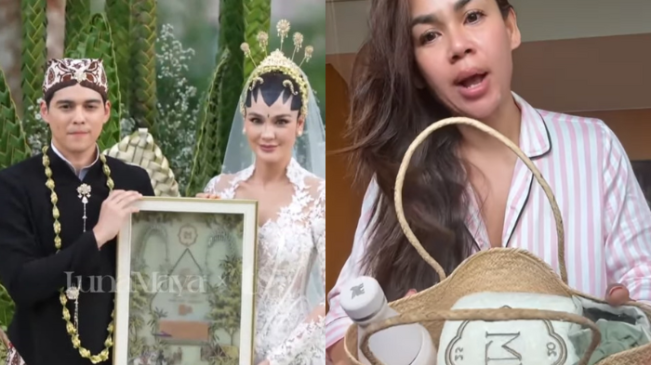 Mewah! Ini Isi Souvenir Pernikahan Luna Maya dan Maxime Bouttier