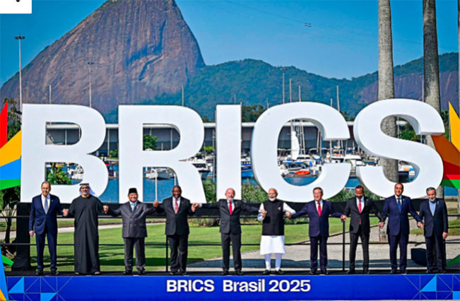 Presiden Prabowo Subianto menghadiri Konferensi Tingkat Tinggi (KTT) BRICS 2025 pada Minggu, 6 Juli 2025, di Museum of Modern Art (MAM), Rio de Janeiro, Brasil. Foto: BPMI Setpres/Muchlis Jr
