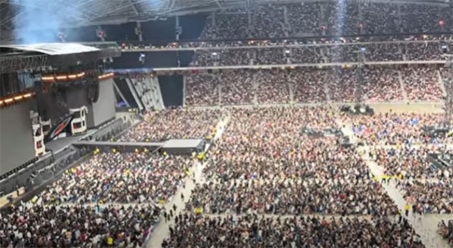 Konser Lady Gaga di Singapura- Foto YouTube HR Journey