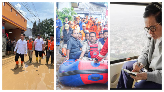 Warganet Sindir Pramono Dan Rano Tinjau Banjir, Dibandingkan dengan Wapres