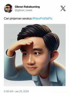 Gibran Ganti Profil X Pakai Foto AI, Gemoy Abis!