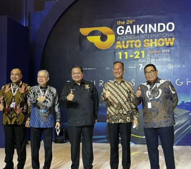 Hari Ini, GIIAS 2022 Resmi Dibuka Airlangga Hartato