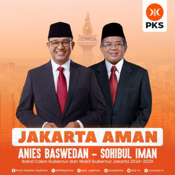 Batal jadi Lawan, PKS Resmi Usung Anies Baswedan-Sohibul Iman di Pilkada DKI