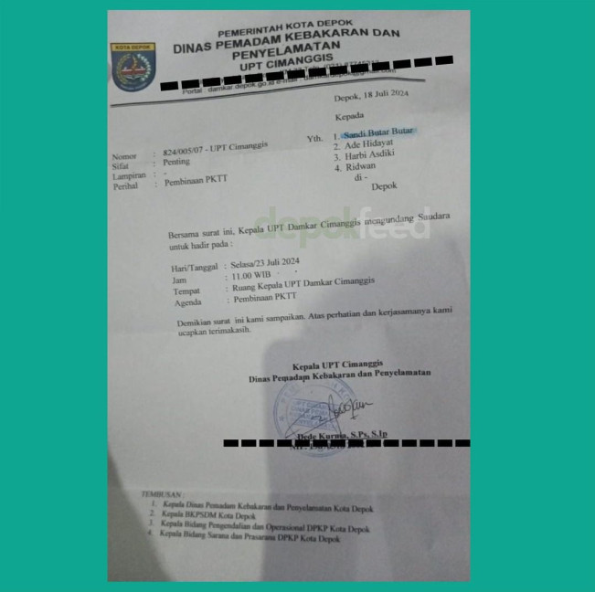 Damkar Cimanggis Tercoreng! Petugas Bongkar Kebusukan, Pejabat Panik
