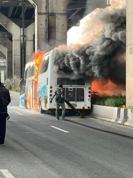 Bus Pariwisata Bawa Rombongan SD Terbakar di Thailand, 25 Orang Jadi Korban