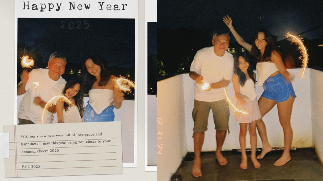 Gading Marten dan Gisella Anastasia Rayakan Tahun Baru 2025 Bersama