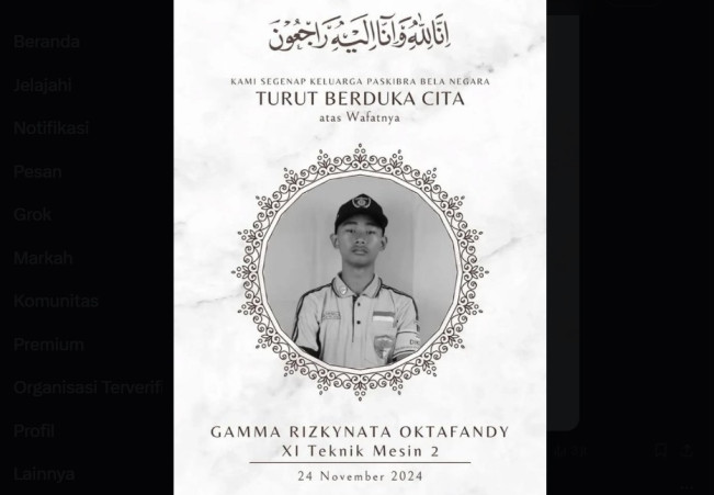 Oknum Polisi Tembak Mati Anggota Paskibraka Semarang Dalam Keadaan Mabuk?