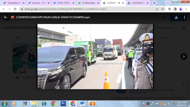 Jelang Mudik Lebaran, Korlantas Polri Uji Coba Ganjil Genap di Tol Cikampek