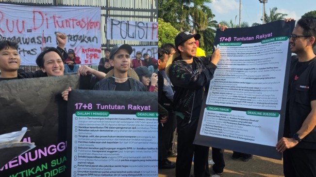 Ge Pamungkas Turun Demo Depan Gedung DPR: Kita Mau Bayar Pajak, Bukan Upeti